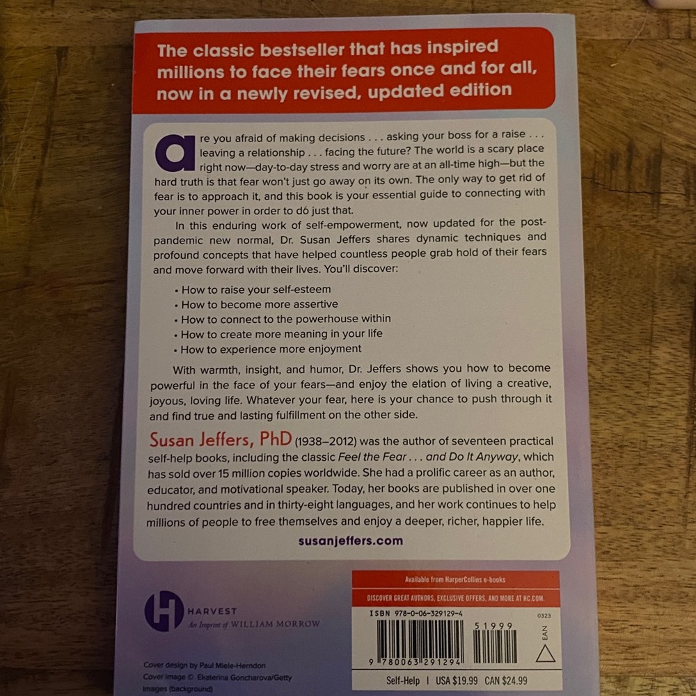 Feel the Fear and Do It Anyway Book - Picture 4 of 4